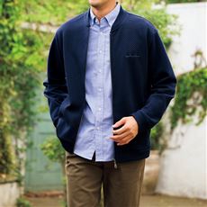 ジャカードブルゾン