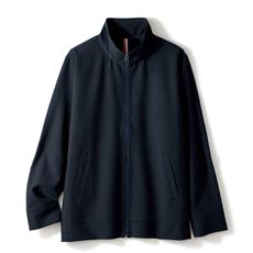 サッカージップスタンドカラーブルゾン