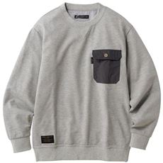 杢裏毛ポケットトレーナー