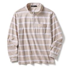 ハーフジップトレーナー