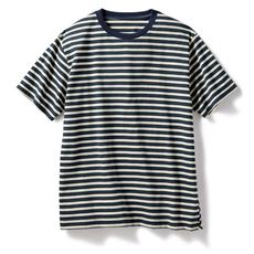 ボーダークルーネックTシャツ(半袖)