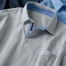 綿混ストレッチサッカーポロシャツ(半袖)