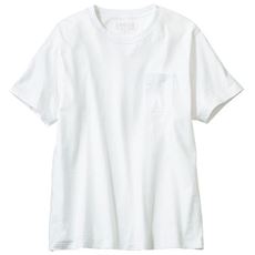 綿100%クルーネックTシャツ(半袖)/オーガニックコットン使用素材