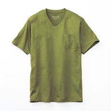【男女兼用】綿100%VネックTシャツ(半袖)