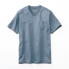 【男女兼用】綿100%VネックTシャツ(半袖)