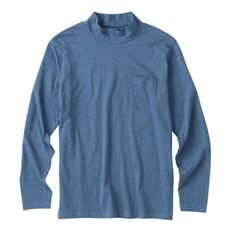 綿100%ハイネックTシャツ(長袖)