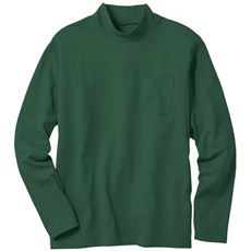 綿100%ハイネックTシャツ(長袖)