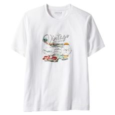 綿100%プリントTシャツ(半袖)