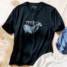 ドライ・接触冷感・プリントTシャツ(吸汗・速乾機能付き)
