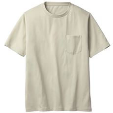 汗ジミ防止・胸ポケット付きTシャツ(半袖)