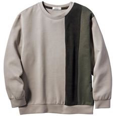 パネル切替クルーネックカットソー