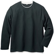 レイヤード風カットソー長袖