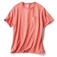 ジャカードボーダーポケット付きTシャツ(半袖)