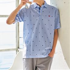 サッカー総柄ポロシャツ(POLO BCS)