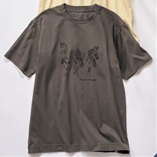 綿100%プリントTシャツ(半袖)