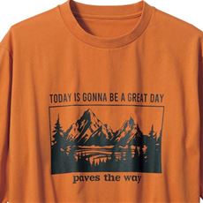 綿100%プリントTシャツ(半袖)