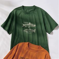 綿100%プリントTシャツ(半袖)