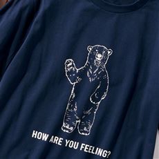 綿100%プリントTシャツ(長袖)
