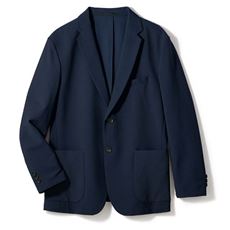 洗えるストレッチサッカージャケット