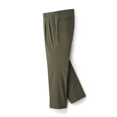 接触冷感・ウエストストレッチツータックパンツ