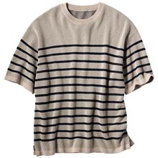 ウォッシャブル・ニットTシャツ