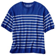 ウォッシャブル・ニットTシャツ