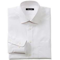 形態安定メンズビジネス白Yシャツ(長袖)/抗菌防臭・防汚加工
