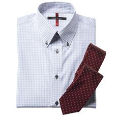 形態安定デザインYシャツ(半袖)