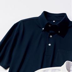 ボタンダウンビジネスポロシャツ(半袖)