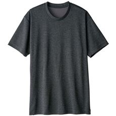 同色2枚組 クルーネックメッシュTシャツ/ドライ(半袖)