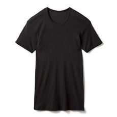 綿混丸首半袖インナー2枚組(SARARI MAGIC)