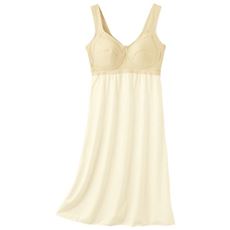 綿混ブラ付きスリップ(ノンワイヤー)