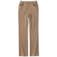 裏起毛ニットデニムストレートパンツ(スマートニットジーンズ)(全方向ストレッチ・UVカット・選べる股下4丈)