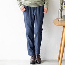 ドルマンカットソー レース使いテレコタンク ガーゼ素材パンツ トゥシューズコーデ セシール Cecile