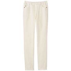 レディース スキニーパンツ 白 ホワイト系 通販 セシール Cecile