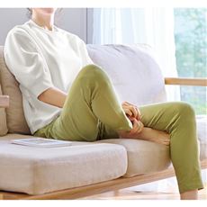サマーハイパーストレッチふとももゆったりパンツ(UVカット・接触冷感・洗濯機OK・節電対策)