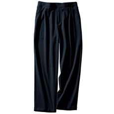 尾州産生地使用ワイドクロップドパンツ