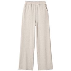 セルフカットリブワイドパンツ