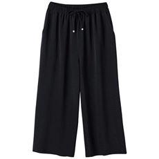 さらっとイージーパンツ(クロップド)(吸汗速乾・接触冷感・洗濯機OK)