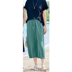 さらっとイージーパンツ(クロップド)(吸汗速乾・接触冷感・洗濯機OK)