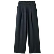 裏起毛ストレッチワイドパンツ