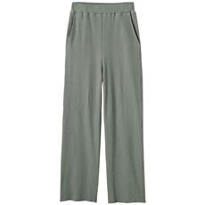 アンクル丈リブパンツ