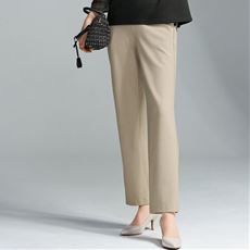 尾州産生地使用ストレートパンツ