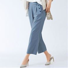 リネン混マリンパンツ(接触冷感・UVカット・麻混)