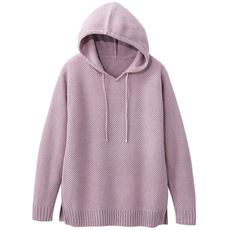 レディース パーカー 紫 パープル系 通販 セシール Cecile