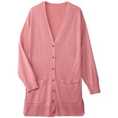 おすすめロングカーディガン ピンク 通販 セシール Cecile
