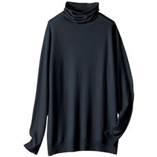ルーズネックニットプルオーバー