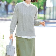 ネップニットチュニック