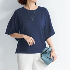 フレアスリーブニットプルオーバー