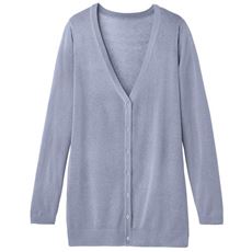 レディース ロングカーディガン 青 水色 ブルー系 通販 セシール Cecile